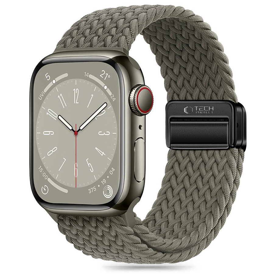 TECH-PROTECT NYLONMAG APPLE WATCH 4 / 5 / 6 / 7 / 8 / 9 / SE / ULTRA 1 / 2 (42 / 44 / 45 / 49 MM) OLIIVI HALL