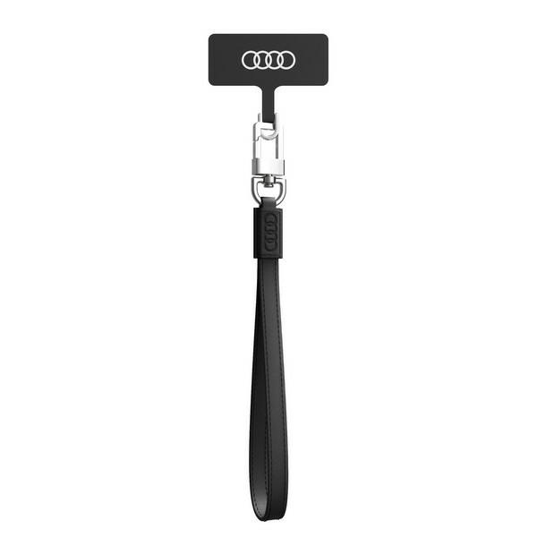 Audi universaalne telefoni rihm 28cm 10mm nahast must AU-HSLSL-GT/D1-BK