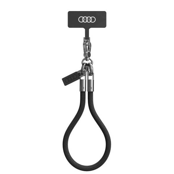 Audi universaalne telefoni rihm 28cm 8mm must AU-HSL8-R8/D1-BK