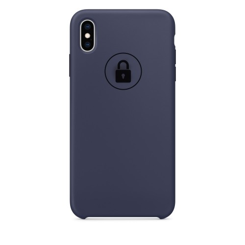 Phone Ümbris "Silicone Ümbris" jaoks iPhone X (XS) / Midnight Sinine / in package