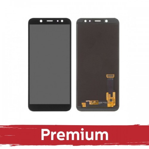 LCD Ekraan Ühildub Samsung A600 2018 A6 Must OEM