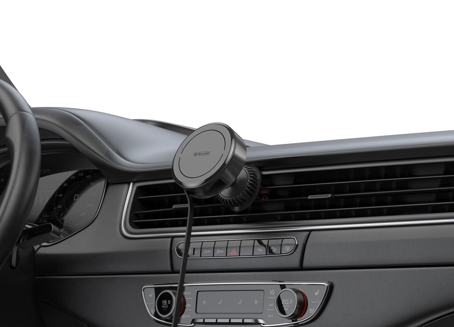 JELLICO autohoidja Magsafe juhtmevaba laadimisega W21 15W Must