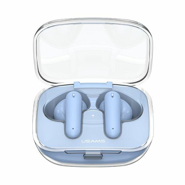 USAMS Kõrvaklapid Bluetooth 5.3 TWS BE series earbuds juhtmevabad sinine US-BE16