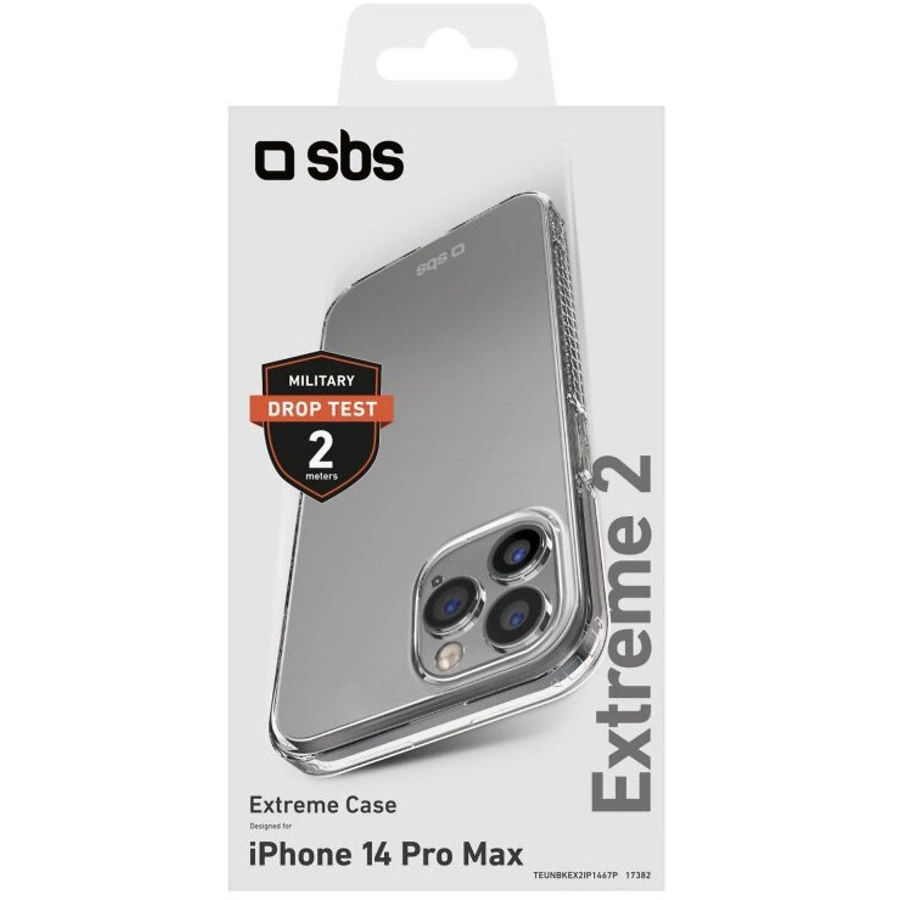 SBS Extreme X2 Ümbris iPhone 14 Pro Max läbipaistev