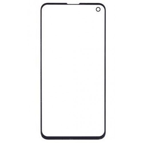 Outer Screen Glass Ühildub Samsung G970 S10e Must HQ