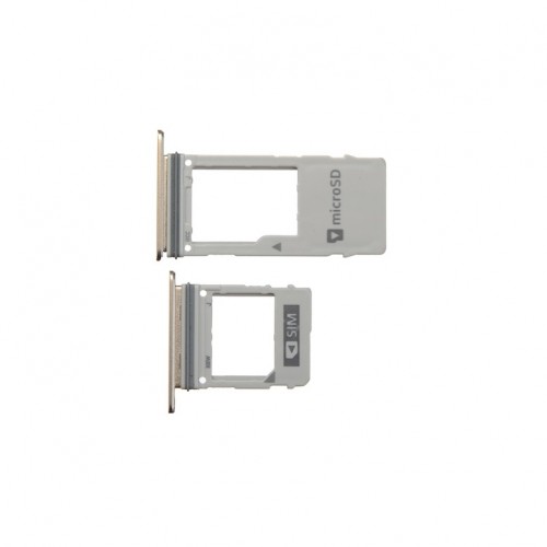 SIM Holder Ühildub Samsung A530 A8 2018 SIM card holder Kuldne (1 SIM)