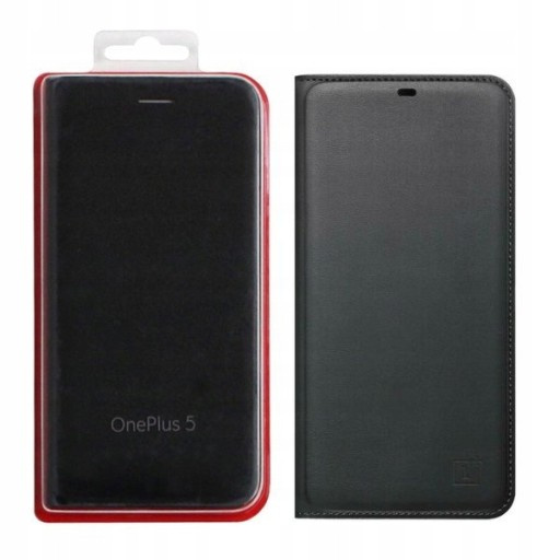 OnePlus 5 kattega ümbris (must) Kahjustatud pakend