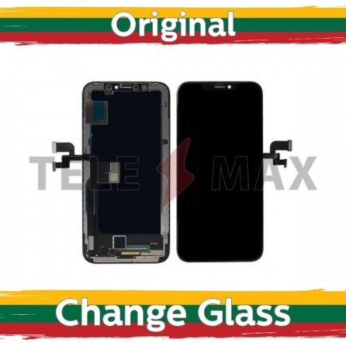 LCD ekraan ühilduv iPhone XS must (Uuendatud: Telemax)