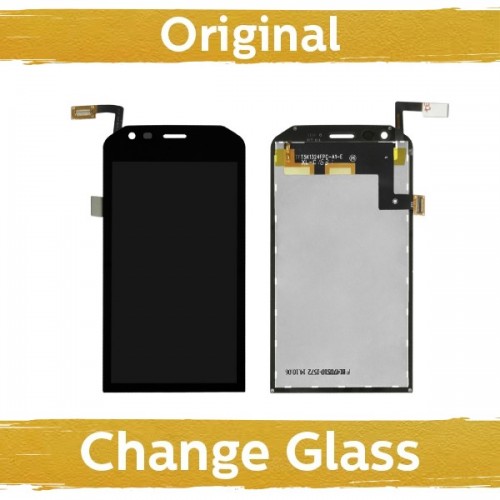 LCD Ekraan Ühildub CAT / Caterpillar S40 Must (Renewed: China)