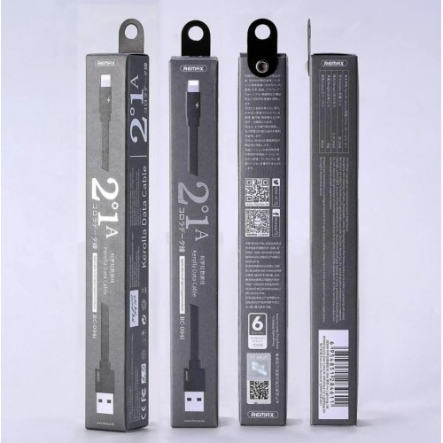 USB Kaabel Remax "Kerolla" RC-094i Must "Lightning" 100cm