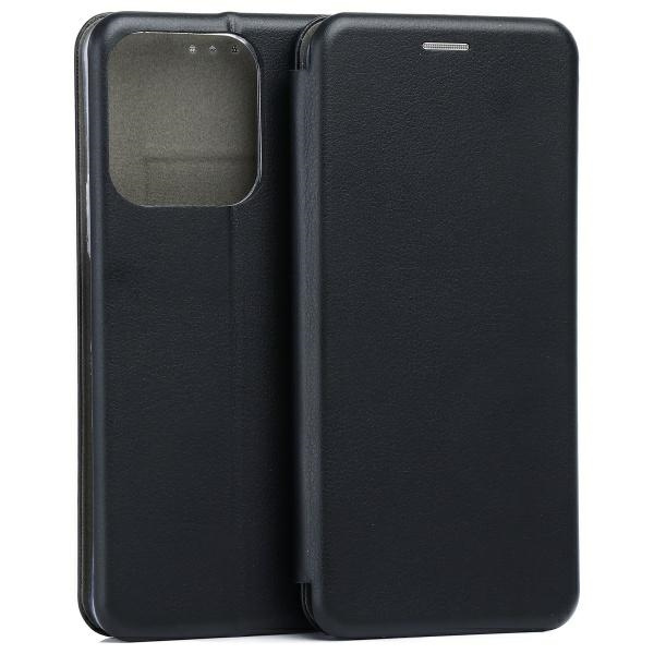 Beline raamat magnetiline ümbris Honor XB5 Plus must