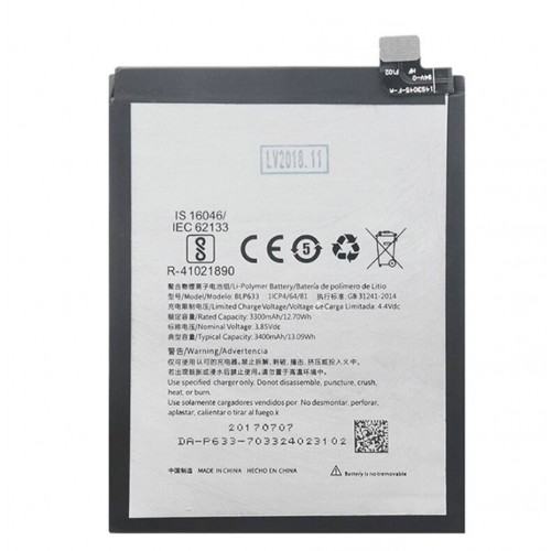 Aku Ühildub OnePlus 3 / 3T BLP633 3400mAh (Original IC)