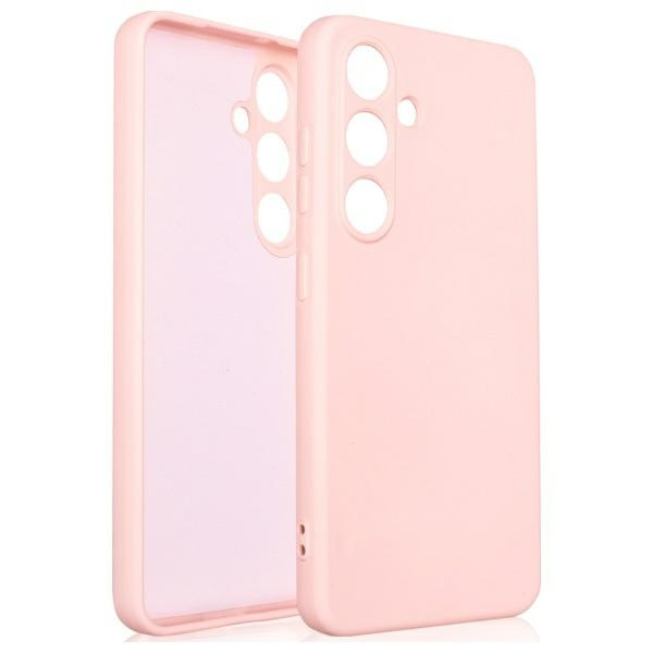 Beline silikoonümbris Samsung S25 roosa kuldne