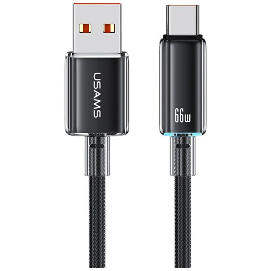 USAMS kaabel Cloud Series US-SJ658 6A USB-A USB-C 1,2m must