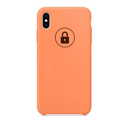 Phone Ümbris "Silicone Ümbris" jaoks iPhone X (XS) / Papaya / in package