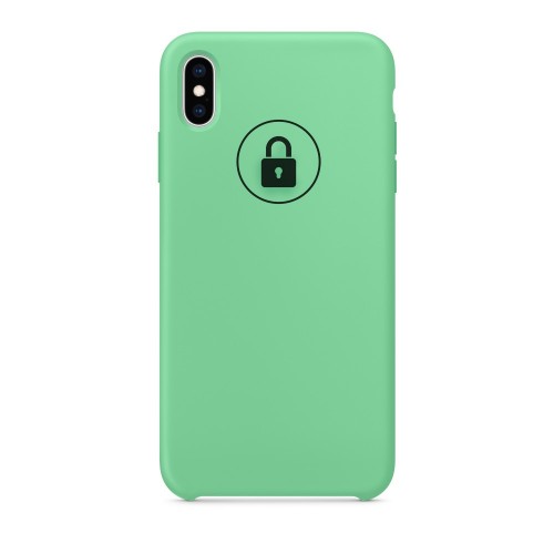 Phone Ümbris "Silicone Ümbris" jaoks Apple iPhone Xs Max / Spearmint / in package