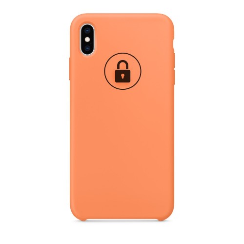 Phone Ümbris "Silicone Ümbris" jaoks Apple iPhone Xs Max / Papaya / in package