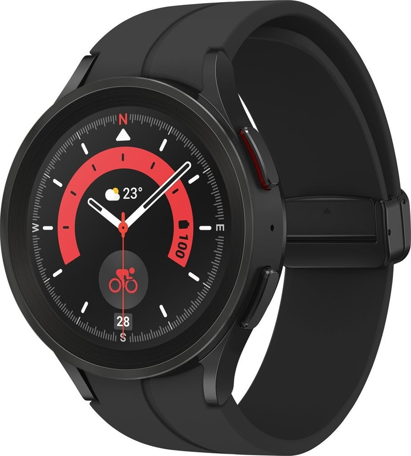 [OUTLET] Samsung Galaxy Watch5 Pro WiFi R920 must kummist rihmaga must klass B