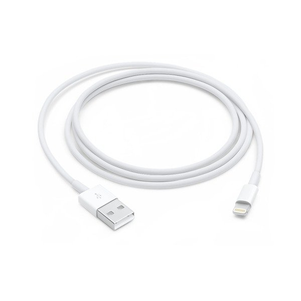 APPLE kaabel USB MD818ZM / A IPHONE LIGHTING 8-PIN 1M valge ilma karbita ilma ääriseta