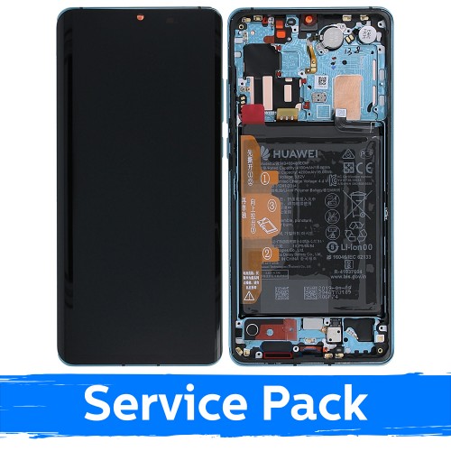 LCD ekraan ühildub Huawei P30 Pro raamiga / Aurora / (Service Pack)