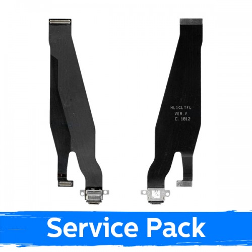 Charging Port Ühildub Huawei P20 Pro Koos Flex / Plata 100% Original (Service Pack)