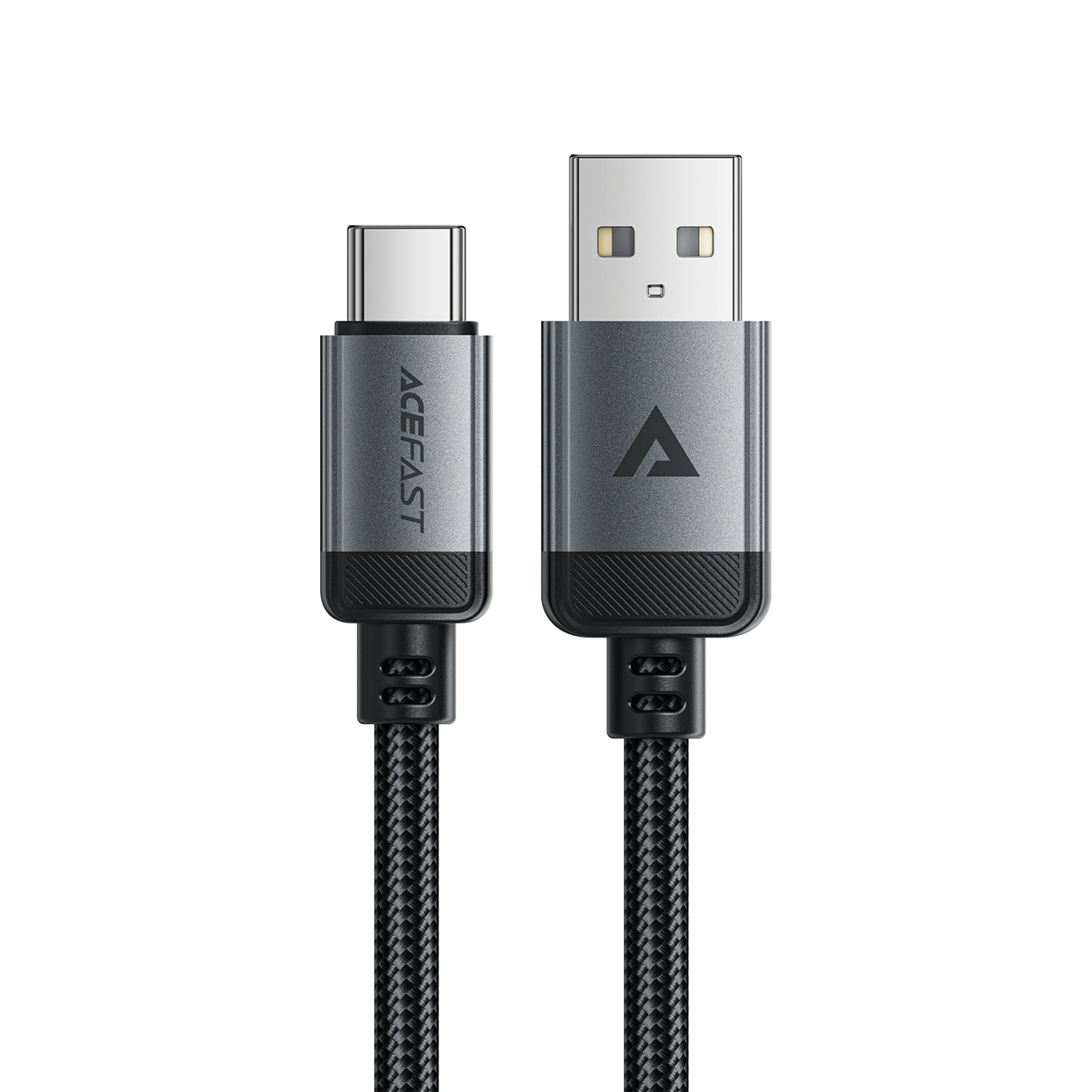 Acefast C20-04 USB-A - USB-C kaabel 480Mb/s 3A 1.2m - must