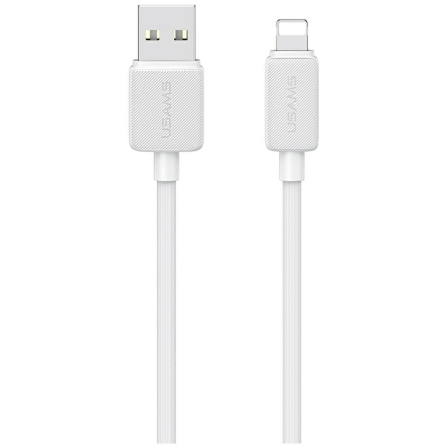 Kaabel USAMS KY Series US-SJ694 2.4A Lightning USB-A 2m valge