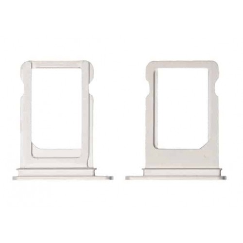 SIM Holder Ühildub Apple iPhone Xs Max SIM card holder Hõbedane