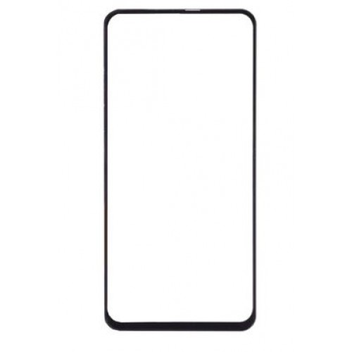 Outer Screen Glass Ühildub Samsung A606 A60 2019 Must HQ
