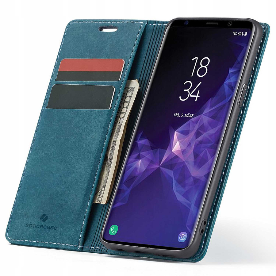 Spacecase rahakoti ümbris Galaxy S9 sinine