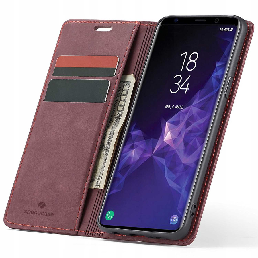 Spacecase rahakoti ümbris Galaxy S9 punane