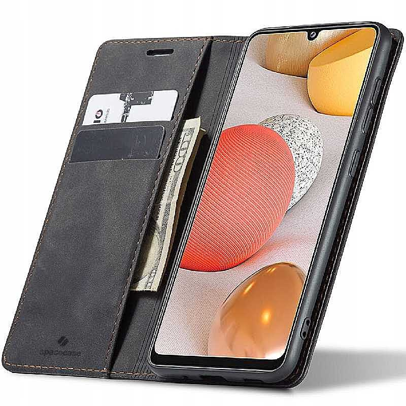Spacecase rahakoti ümbris Galaxy A42 5G must
