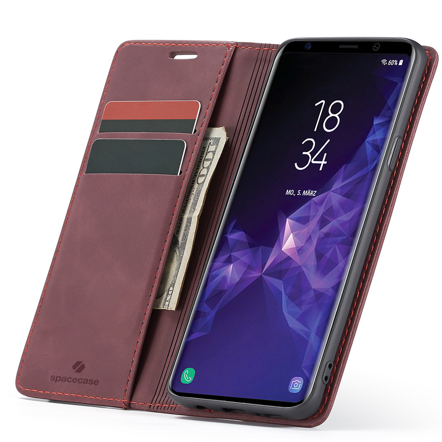 Spacecase rahakoti ümbris Galaxy S9+ punane