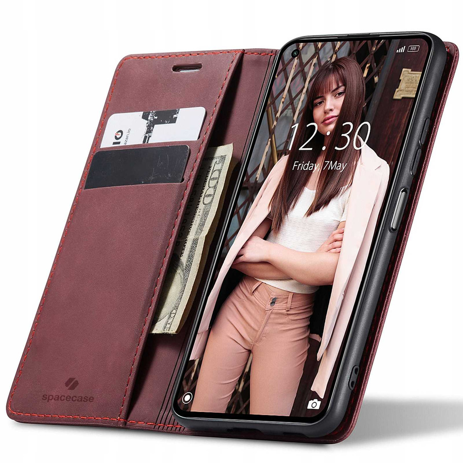 Spacecase rahakoti ümbris Mi 10T Lite punane