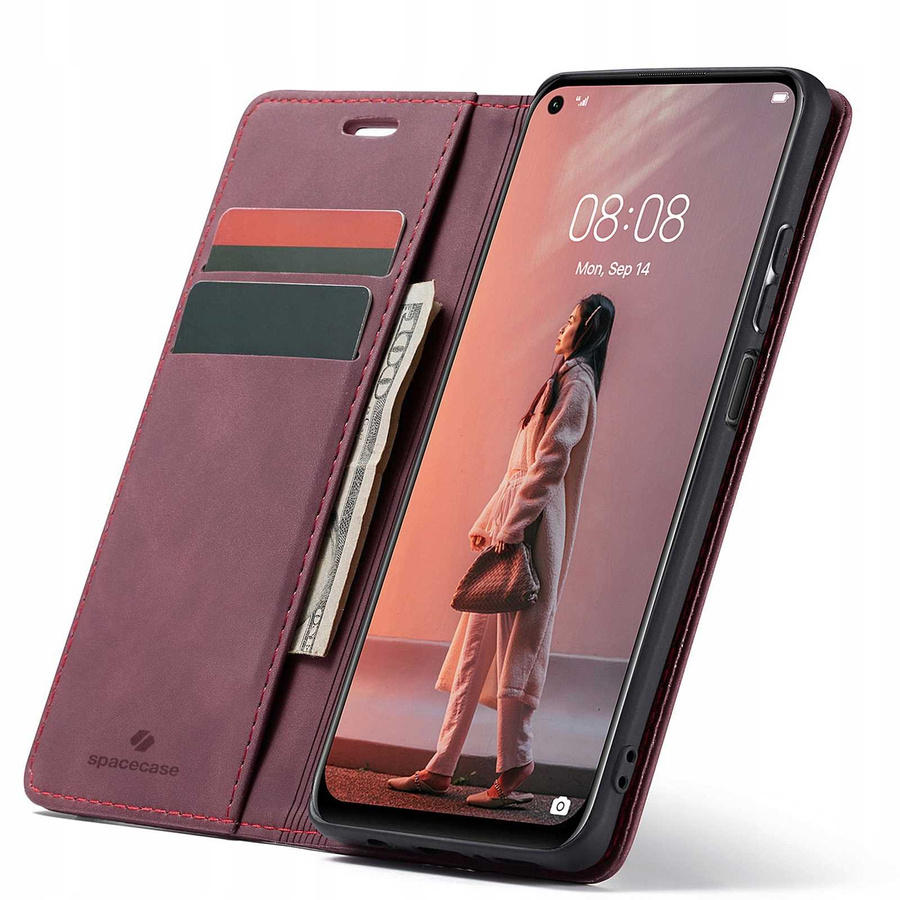 Spacecase rahakoti ümbris Huawei P40 Lite punane