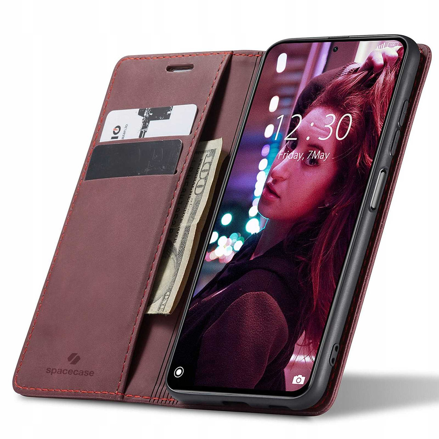 Spacecase rahakoti ümbris Poco F3 / Mi 11i punane