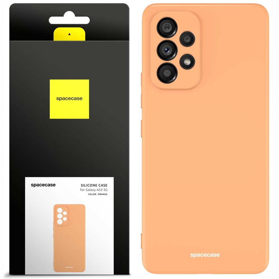 Spacecase silikoonist ümbris Galaxy A53 5G oranž