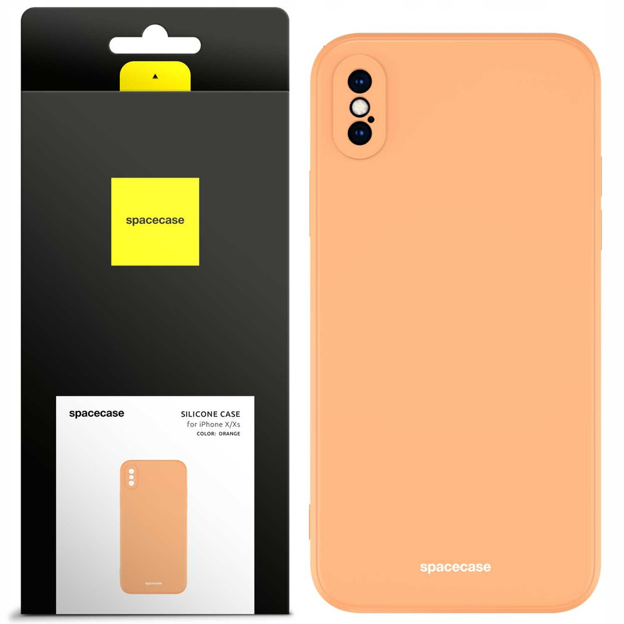 Spacecase silikoonist ümbris iPhone X/Xs oranž