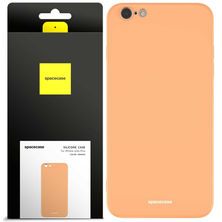 Spacecase silikoonist ümbris iPhone 6/6s Plus oranž