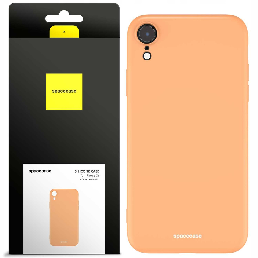 Spacecase silikoonist ümbris iPhone Xr oranž
