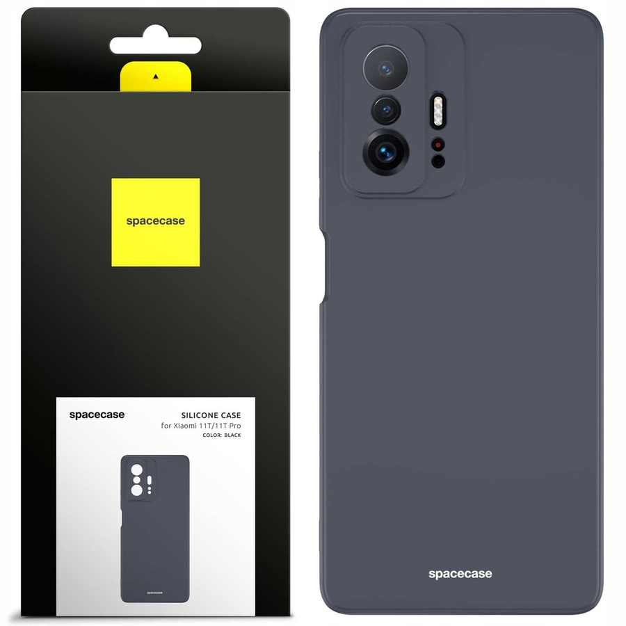 Spacecase silikoonist ümbris Xiaomi 11T/11T Pro must
