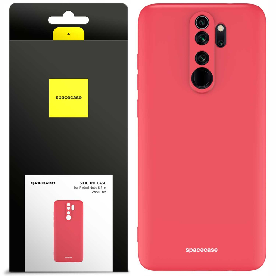 Spacecase silikoonist ümbris Redmi Note 8 Pro punane