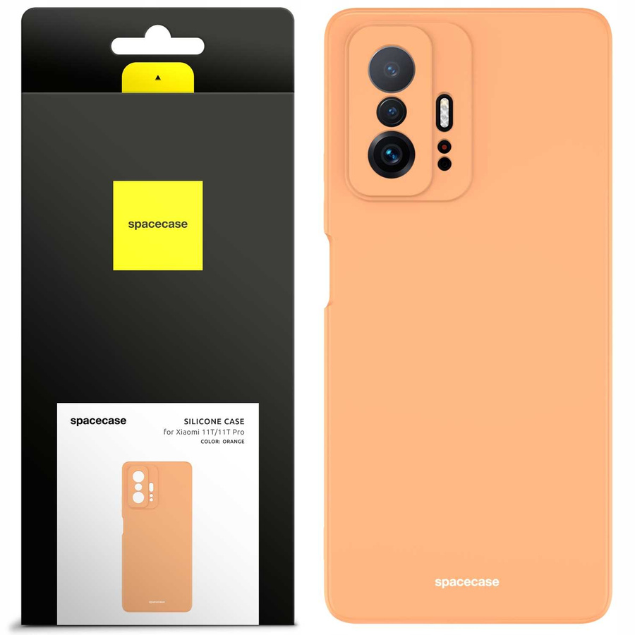 Spacecase silikoonist ümbris Xiaomi 11T/11T Pro oranž