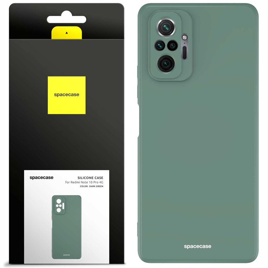 Spacecase silikoonist ümbris Redmi Note 10 Pro tumeroheline