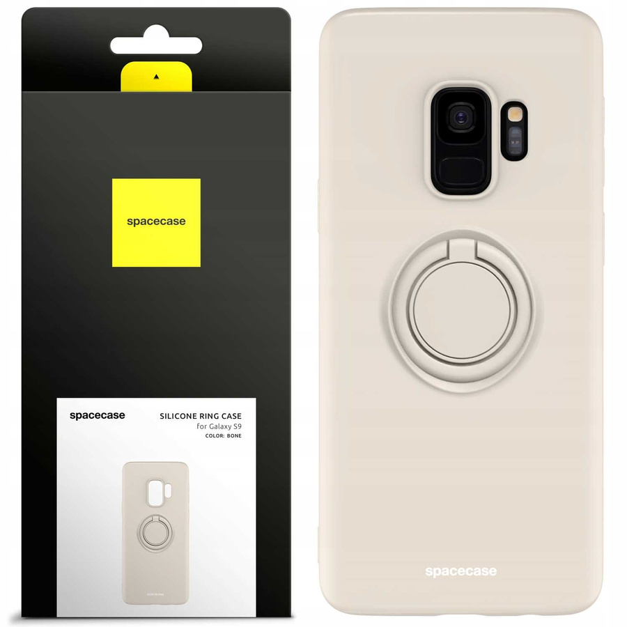 Spacecase Silikoonist ümbris rõngaga Galaxy S9 luuvärvi