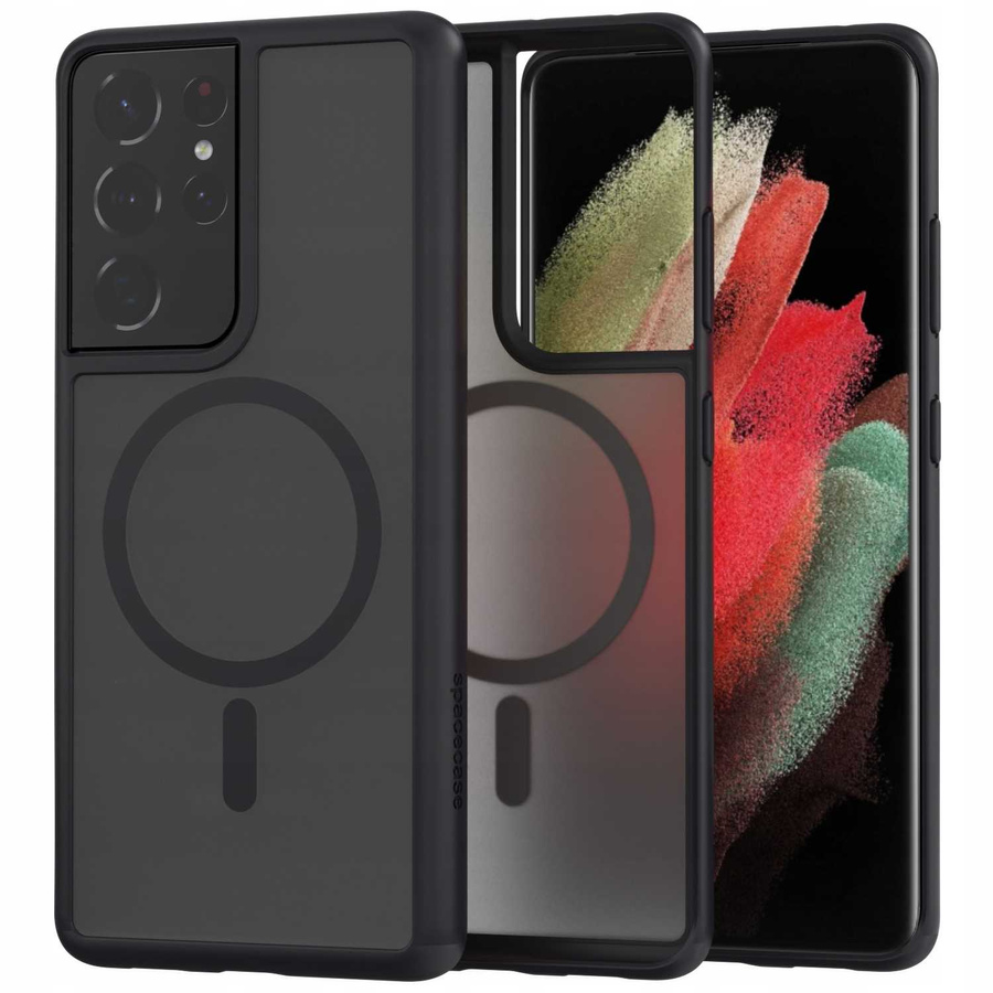Spacecase Hübriidne magnetiline ümbris Galaxy S21 Ultra must