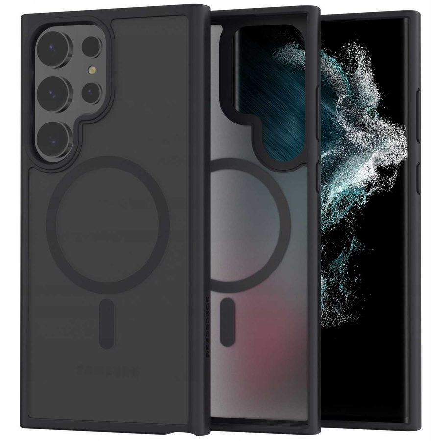 Spacecase Hübriidne magnetiline ümbris Galaxy S22 Ultra must