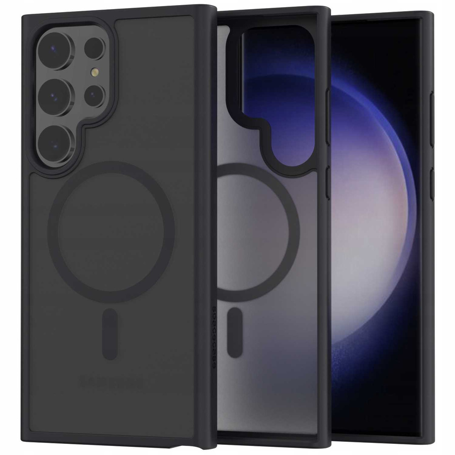 Spacecase Hübriidne magnetiline ümbris Galaxy S23 Ultra must