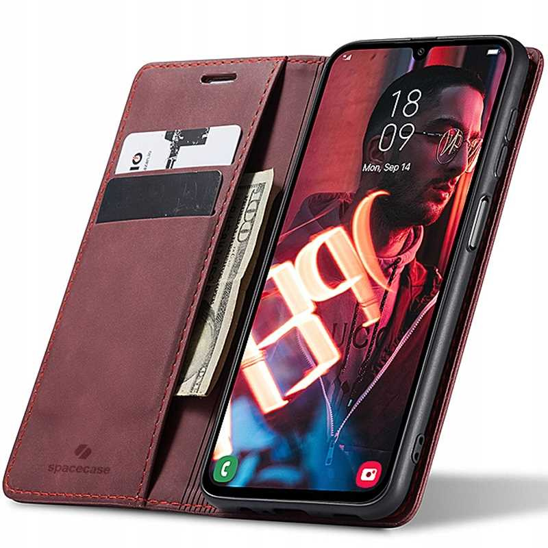 Spacecase Ümbris Wallet Galaxy A25 5G punane