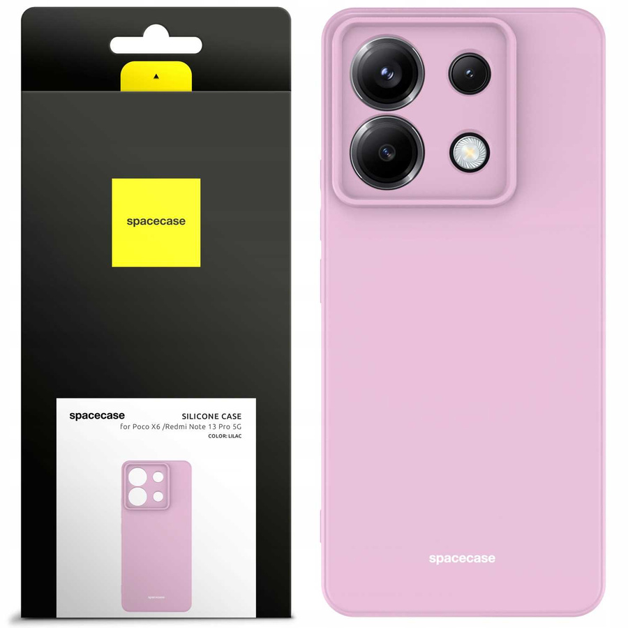 Spacecase Ümbris Silicone Case Poco X6 / RM Note 13 Pro 5G lilla